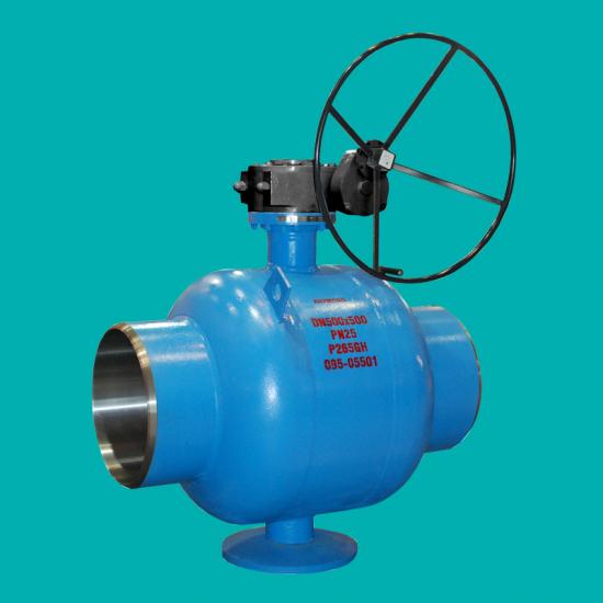 District heating fully welded ball valves