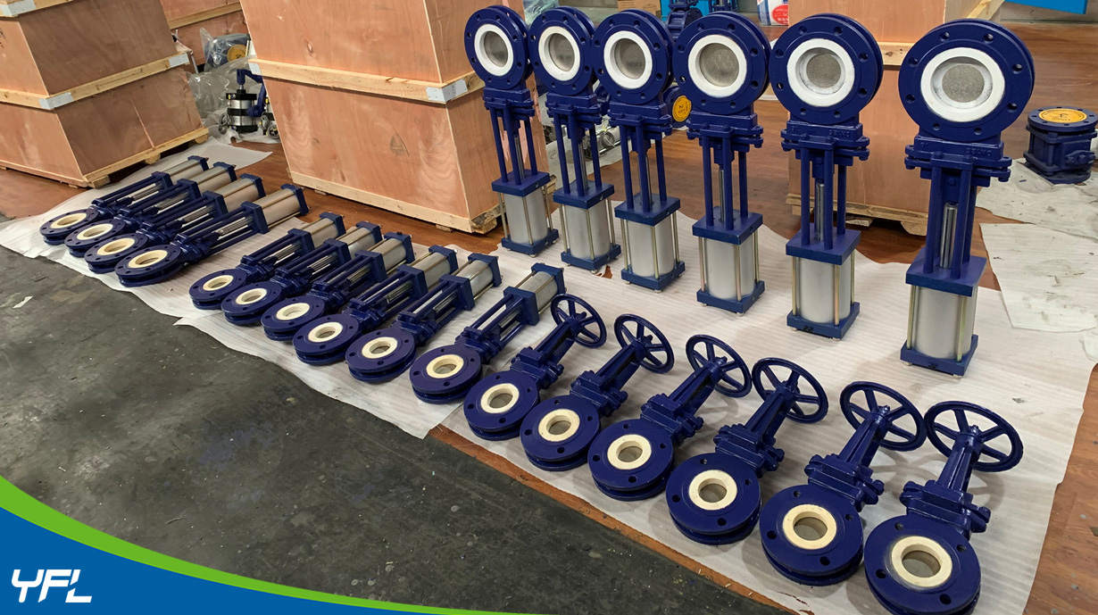 ceramic knife gate valves for gypsum slurry