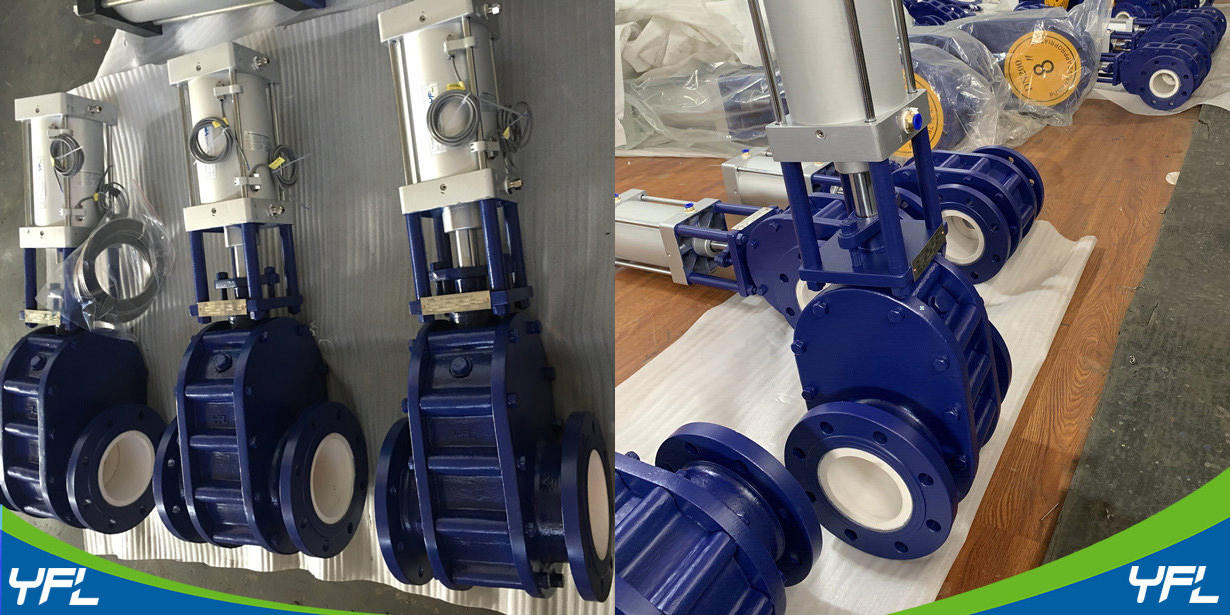 ceramic double disc gate valves for fly ash