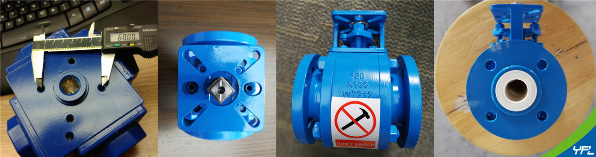 Ceramic V-notch ball valves for alumina slurry Ceramic V-notch ball valves for alumina slurry