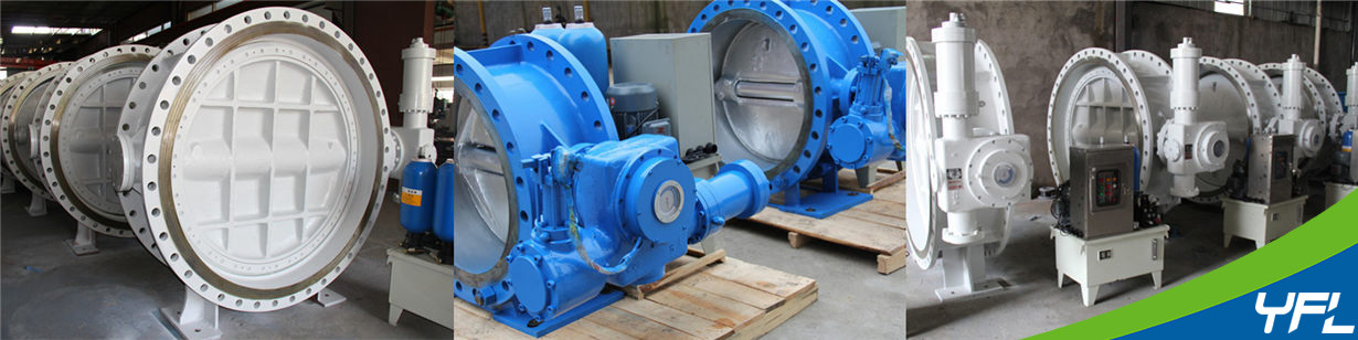 hydraulic butterfly valves with accumulator
