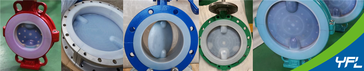 Fully Lined PFA butterfly valves