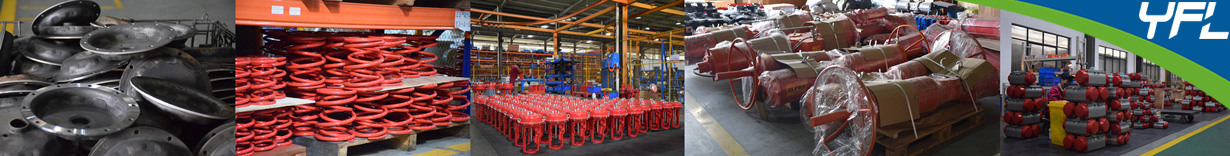 Globe Control valves actuators production