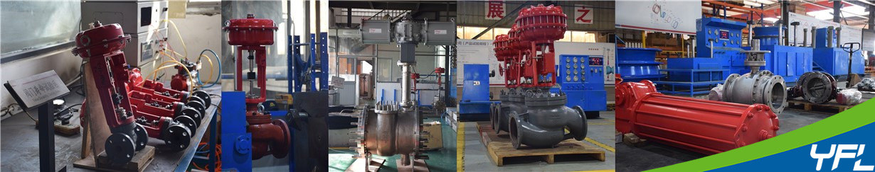 Globe Control valves pressure test, cryogenic test, functional test, service life test