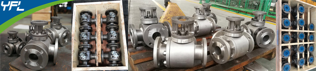 YFL L type three way ball valves, YFL T type three way ball valves