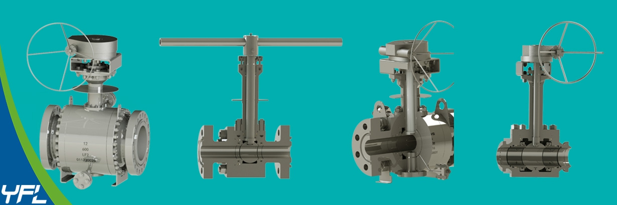 YFL Side entry cryogenic ball valves, low temperature ball valves for LNG 