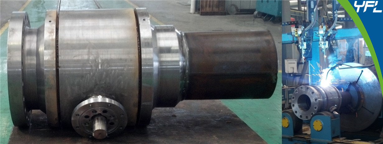 Flanged ends fully welded ball valves production