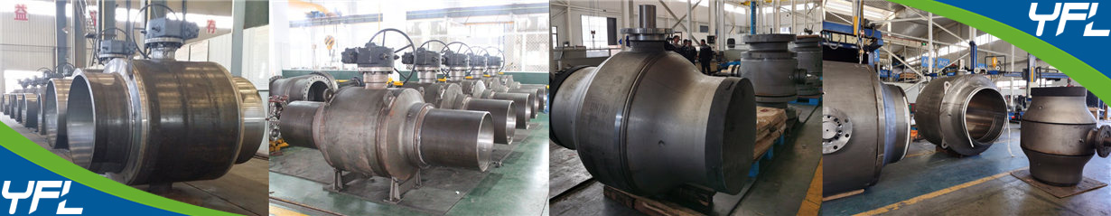 BW ends fully welded ball valves with welded pipes