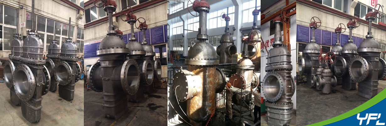 Large size Slab gate valves production