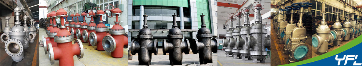 Extended stem buried underground slab gate valves with through conduit