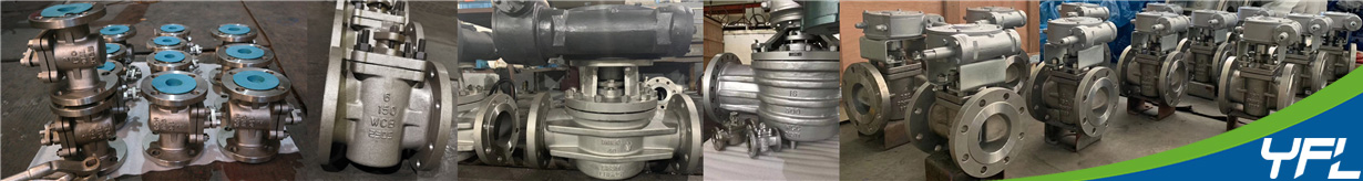 904L sleeved plug valves, CF3M sleeved plug valves