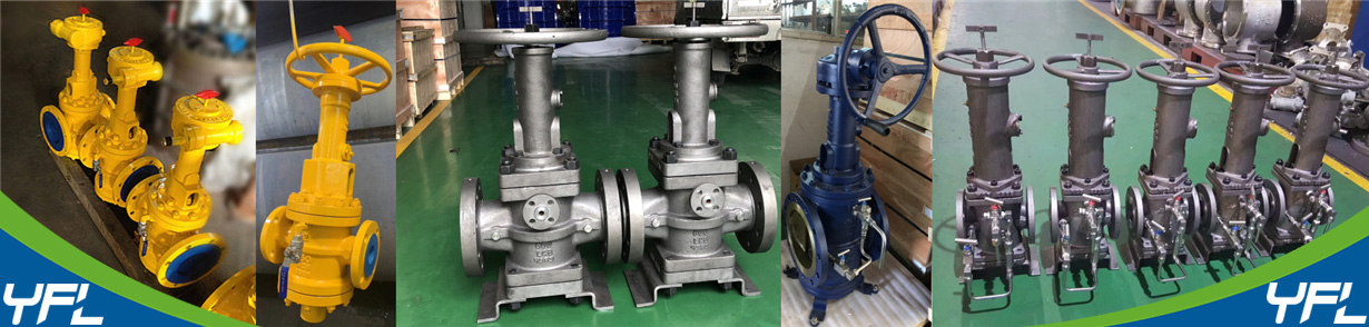 Rising stem plug valves for aviation kerosene