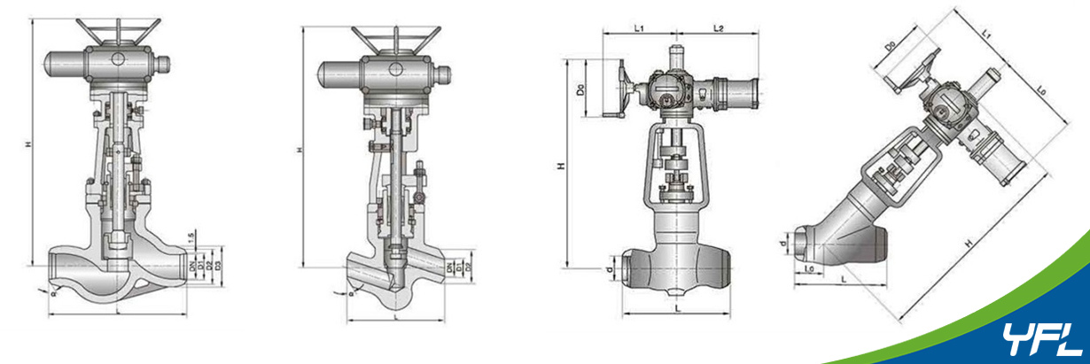 WC6, WC9, C12A High temperature Pressure seal globe valves