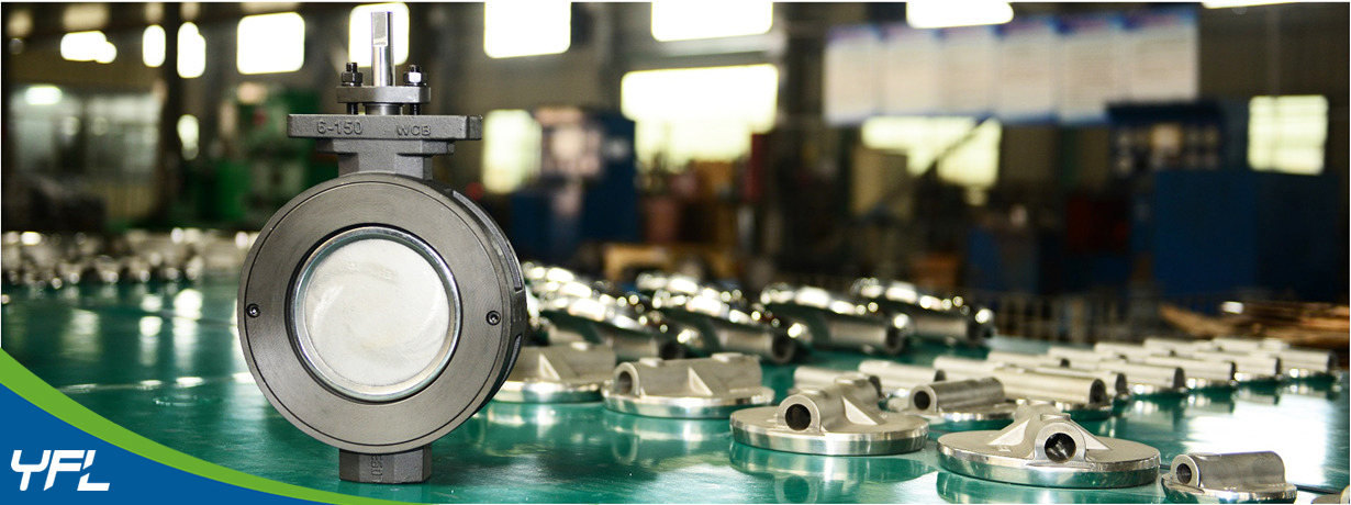 YFL High performance double offset soft seal butterfly valves