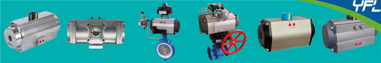Rack and pinion pneumatic actuator for ball valves and butterfly valves