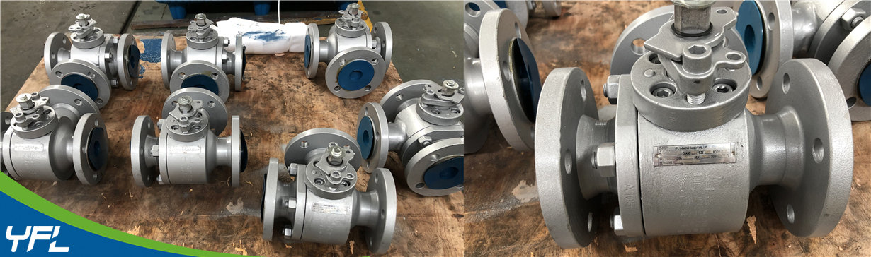 YFL L type three way ball valves