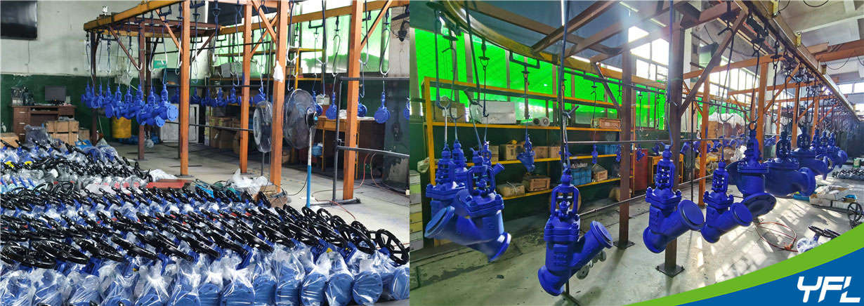 bellows seal gate valves painting and packing
