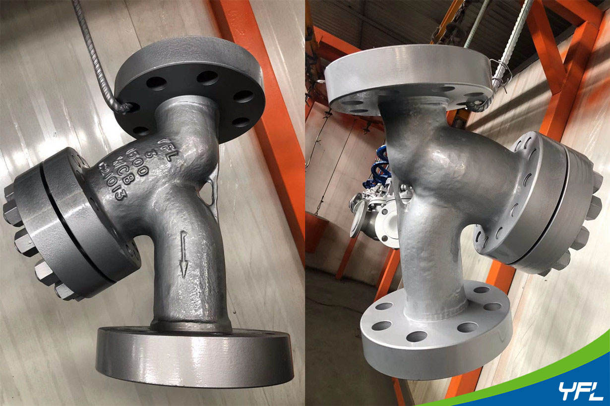 high pressure 1500lbs Y type strainers