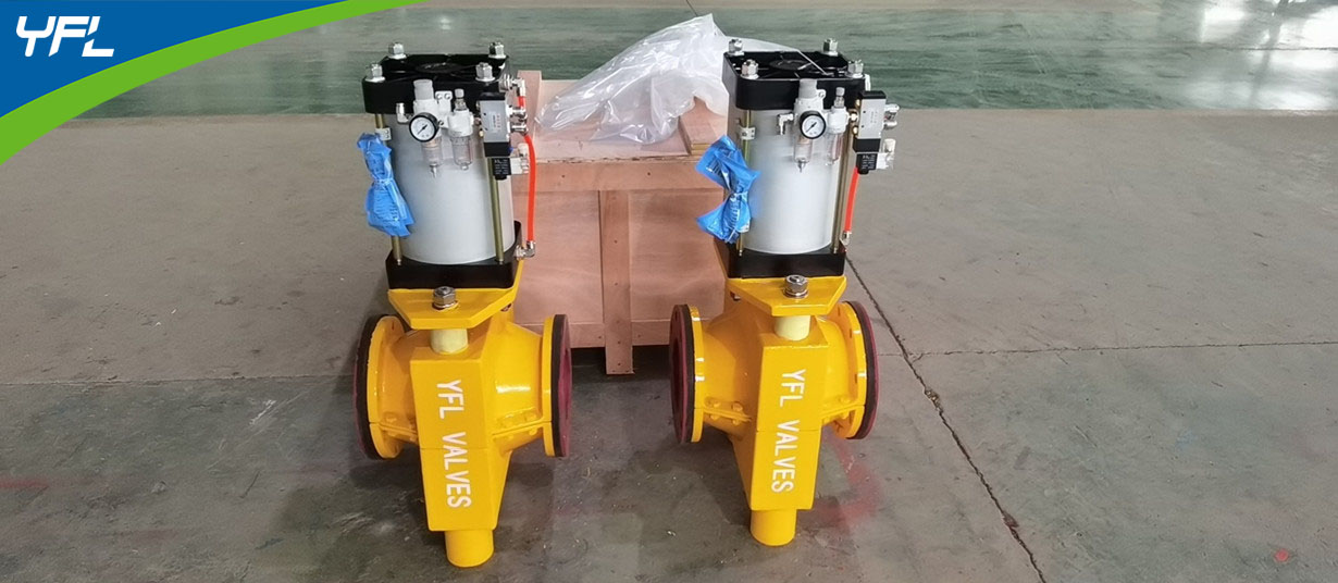 YFL Abrasion Resistant Pinch Valves 