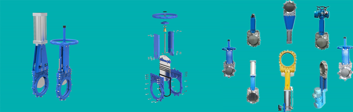 Bidirectonal seal knife gate valves