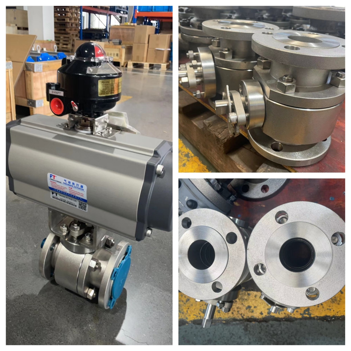 pneumatic actuated metal seated ball valves