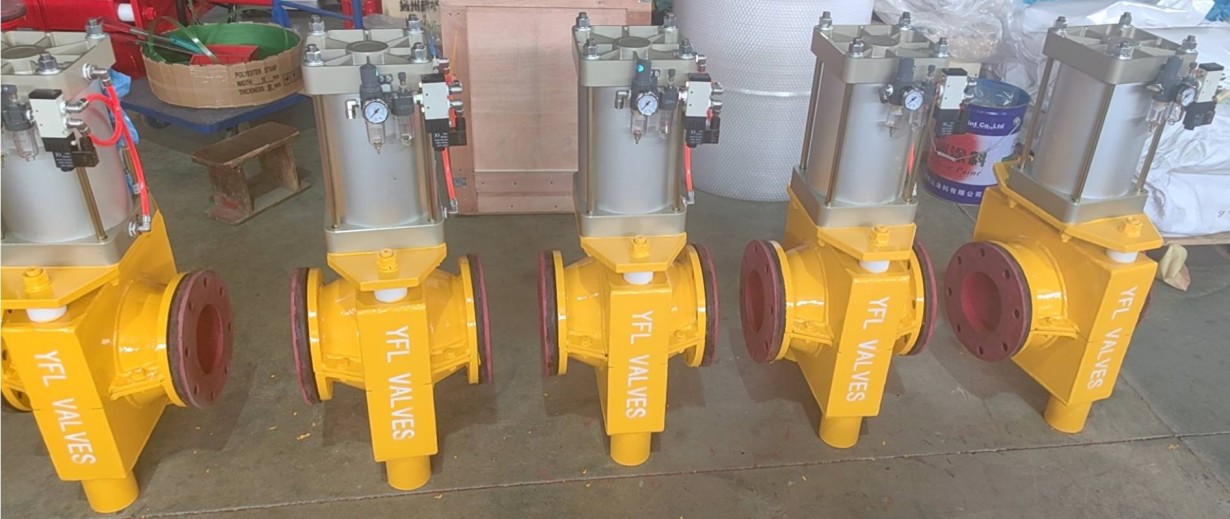 corrosion resistant pinch valves