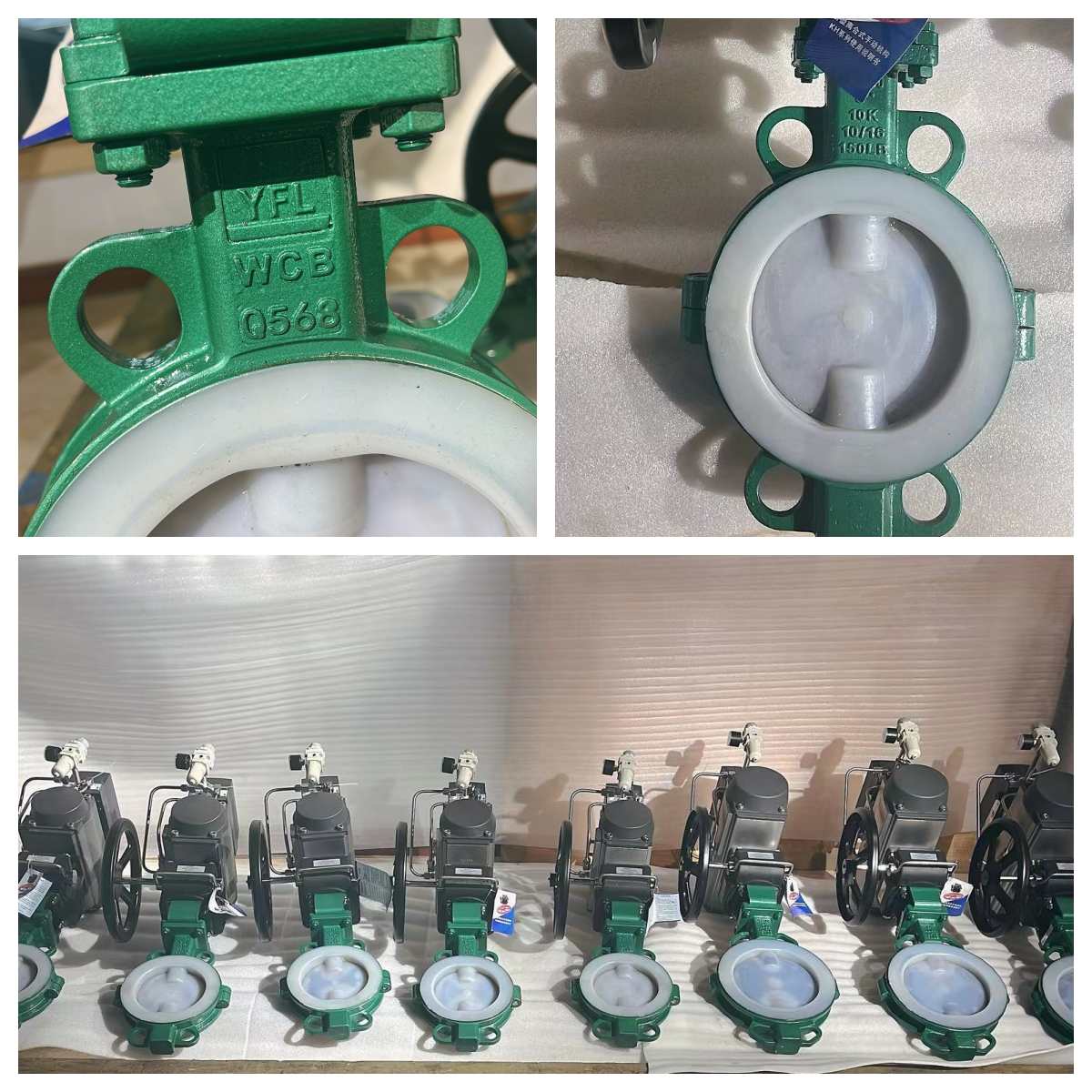 PFA lined butterfly valves