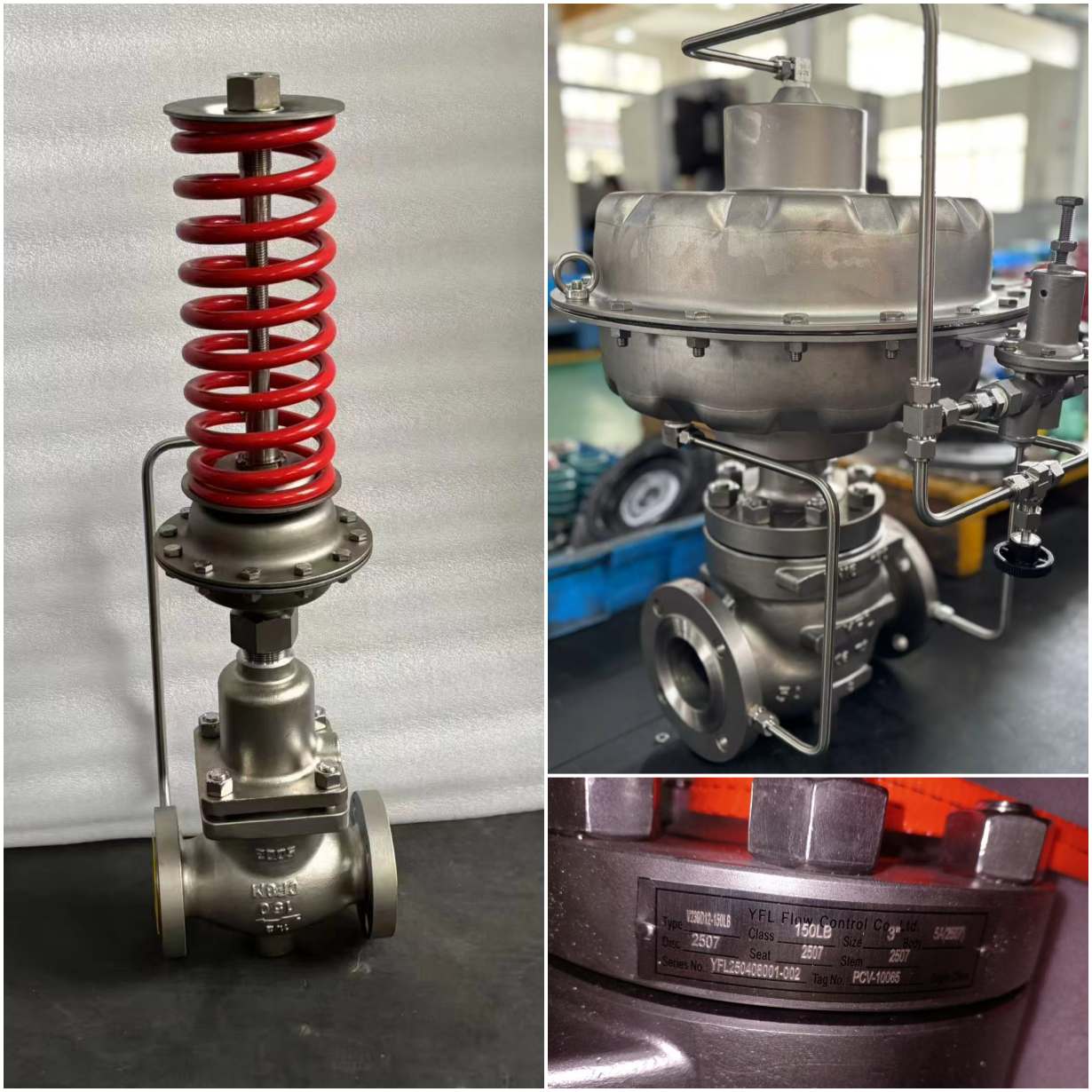 self operated pressure control valve