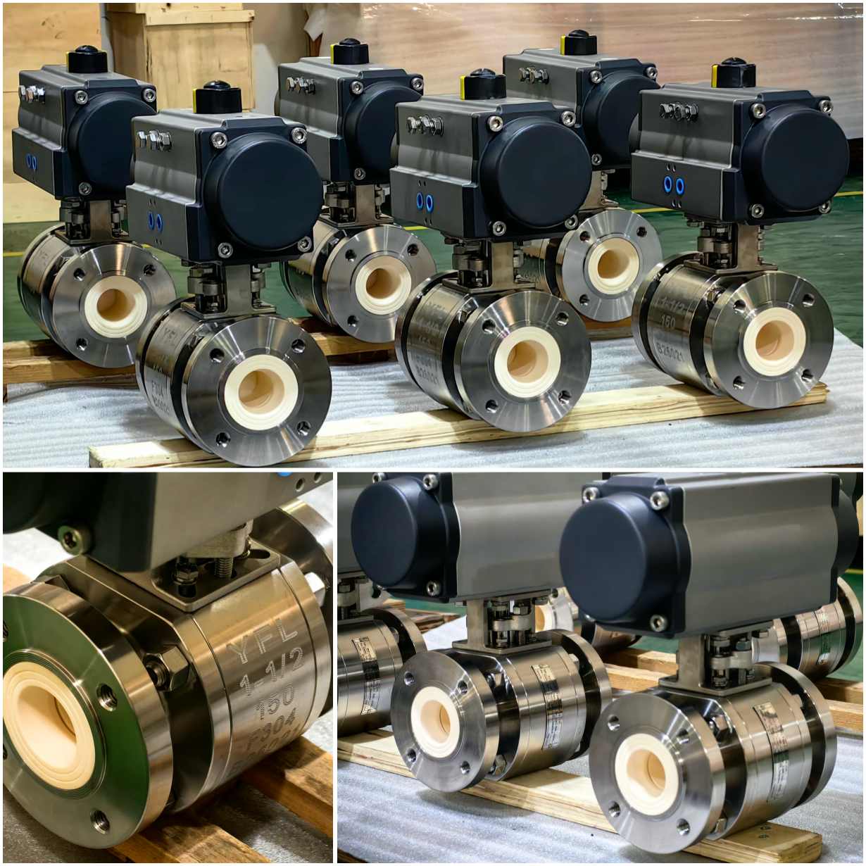 YFL wear resistant ceramic ball valves