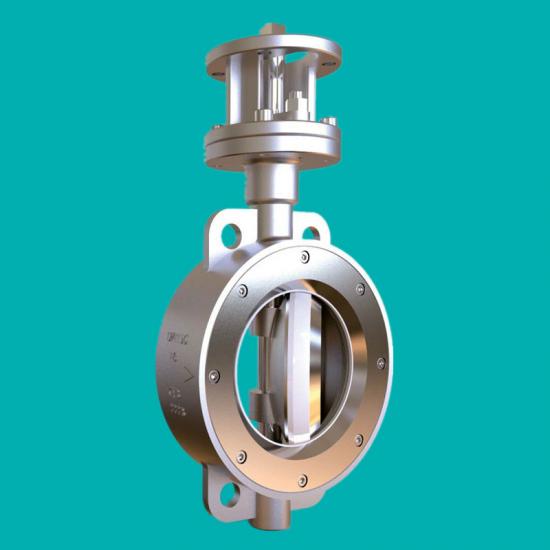 Ceramic butterfly valves