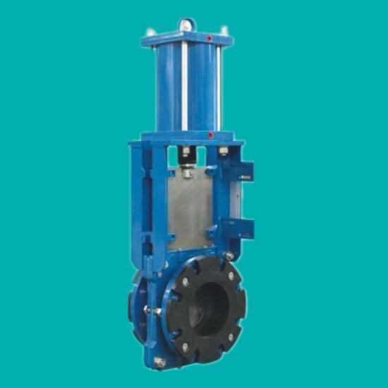 Heavy duty mining slurry knife gate valves