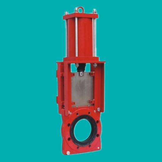 Mining slurry knife gate valves