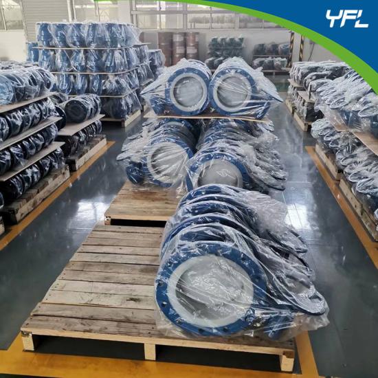 PFA lined wafer butterfly valves