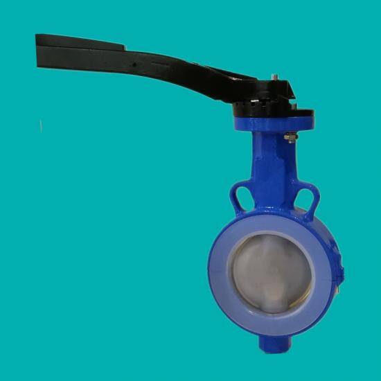 PFA lined wafer butterfly valves