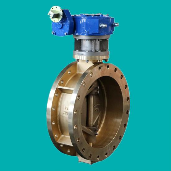 Double eccentric Al-bronze butterfly valves