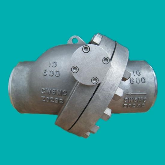 Non-slam tilting disc check valves