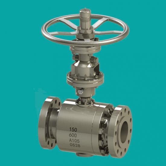 Rising stem ball valves