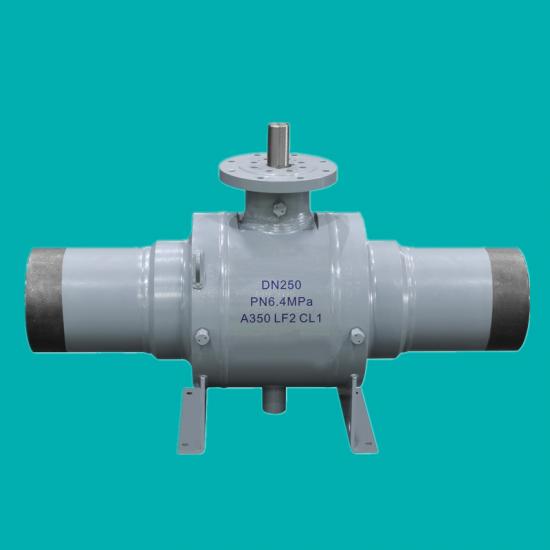 Large size fully welded ball valves