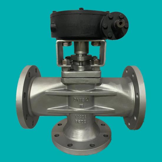 Three way plug valves