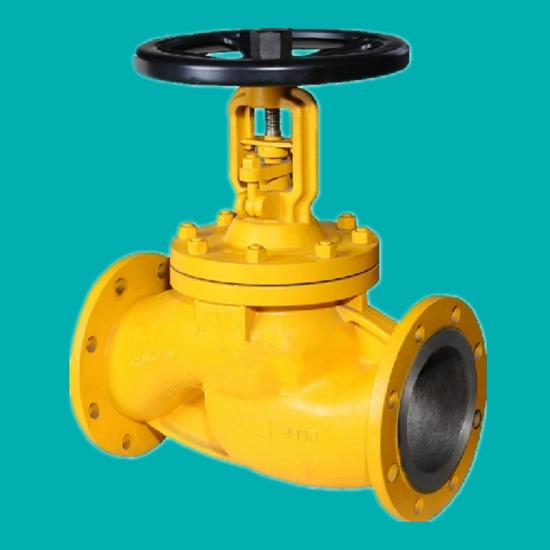 Bellows seal globe valves for chlorine