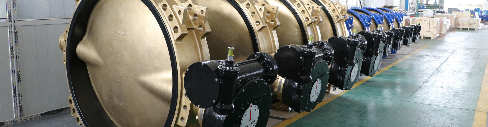 Al-bronze Butterfly Valves for  sea water desalinization  plant