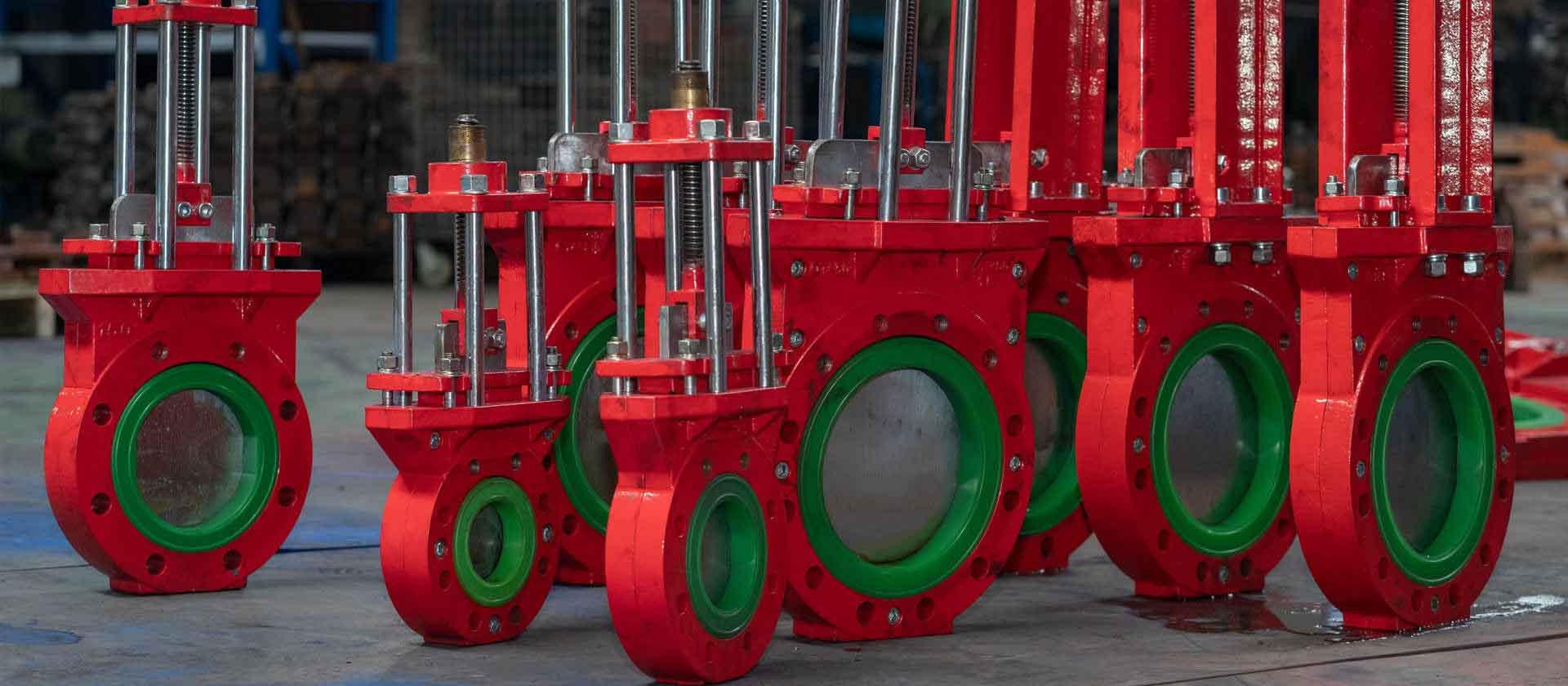 Polyurethane (PU) Lined Knife gate valves for abrasive mining slurry 