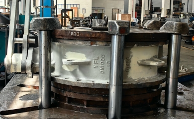 Customized hydraulic butterfly valves with counterweight for hydro power plants