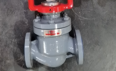 YFL Pneumatic diaphragm intelligent single-seat control valve exported to Chile