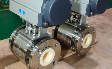 Pneumatic ceramic ball valves are ready for exporting to Malaysia