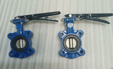 YFL corrosion resistant rubber lined butterfly valves exported to Vietnam