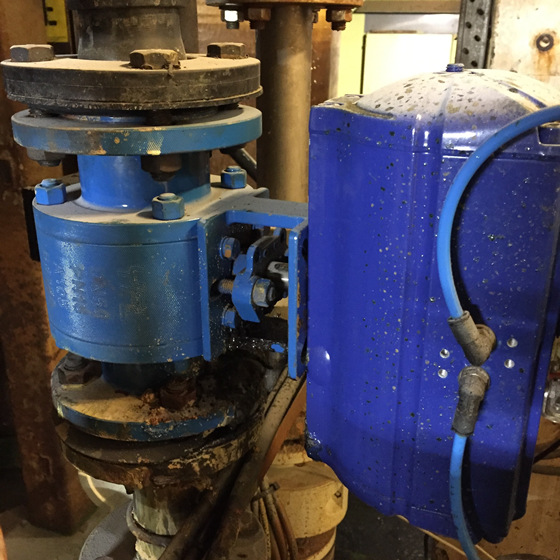 Ceramic V-Port Ball Valves to Glencore for abrasive Nickel slurry in Nickel refinery