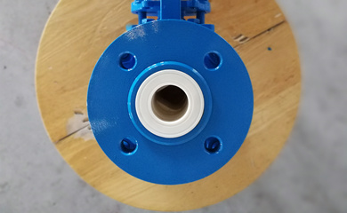 150#RF 1'' Ceramic V-Notch Ball Valves to Umicore for Alumina slurry in autocatalyst production