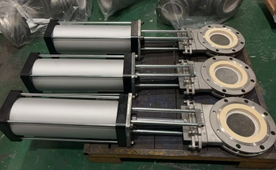 YFL Wear resistant ceramic knife gate valves for fly ash