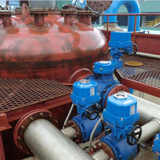 Pneumatic Ceramic O-Port Ball Valves to Glencore for nickel slurry in hydrometallurgical process